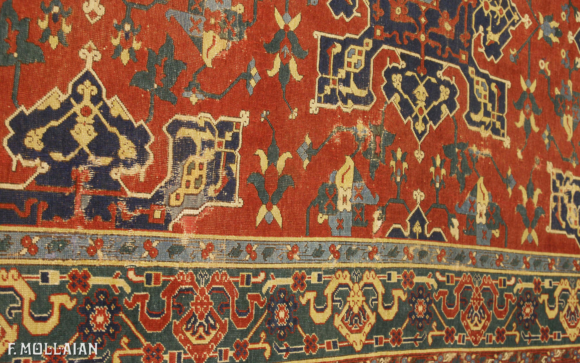 Antique Turkish Ushak (Oushak) Carpet n°:45993040